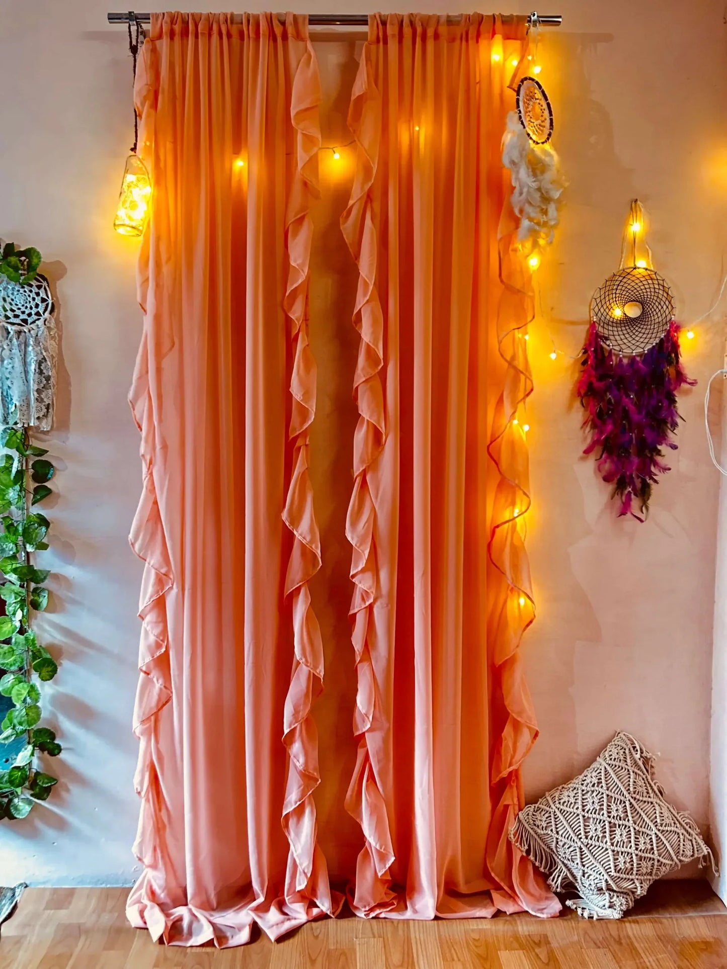 Side Frill Fall Curtain